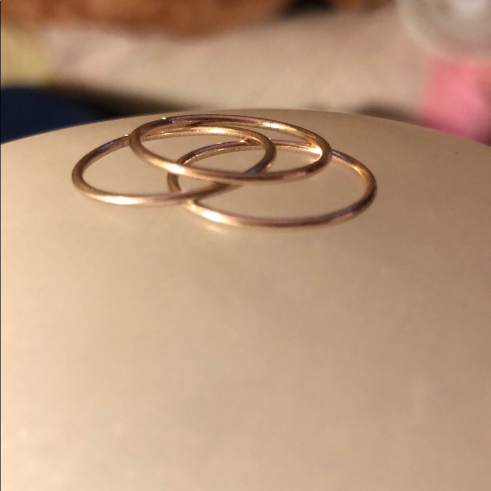 Gold rings